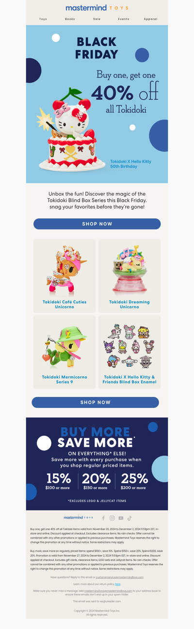 🌸✨ Cute collectibles from Tokidoki are on sale! ✨🌸