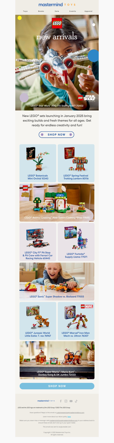 Introducing the Newest LEGO® Sets: Ready, Set, Build! 🎉