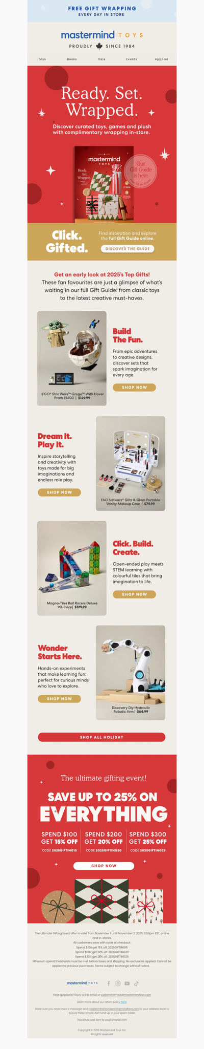 🎁 The Mastermind Toys Gift Guide Has Arrived 🎁