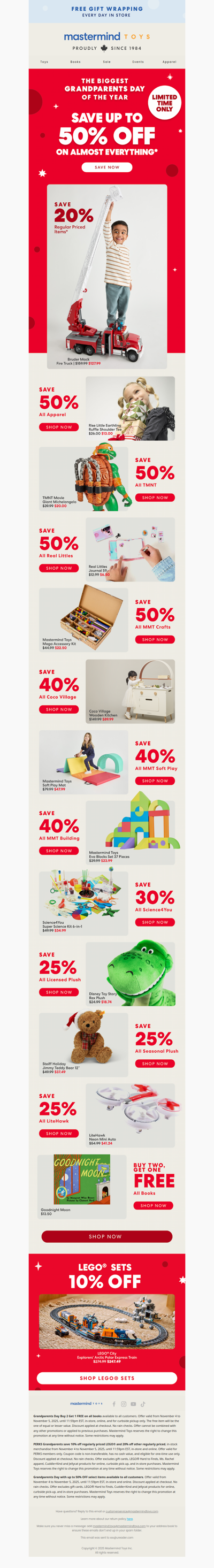 Biggest GRANDPARENTS DAY of the year! 🎁