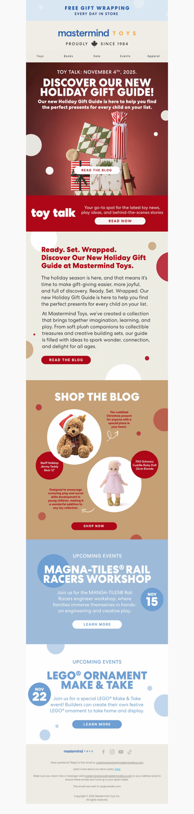 New on Toy Talk: The Holiday Gift Guide Is Here 🎁