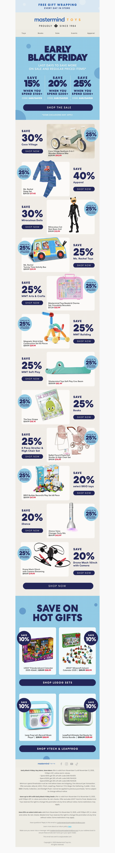 Up to 65% with Early Black Friday Deals 🖤