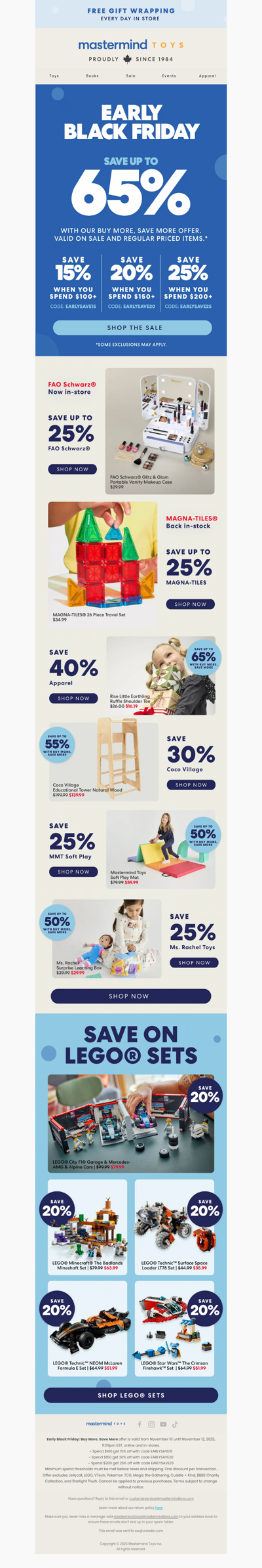 Save Up to 65% This Early Black Friday 🖤