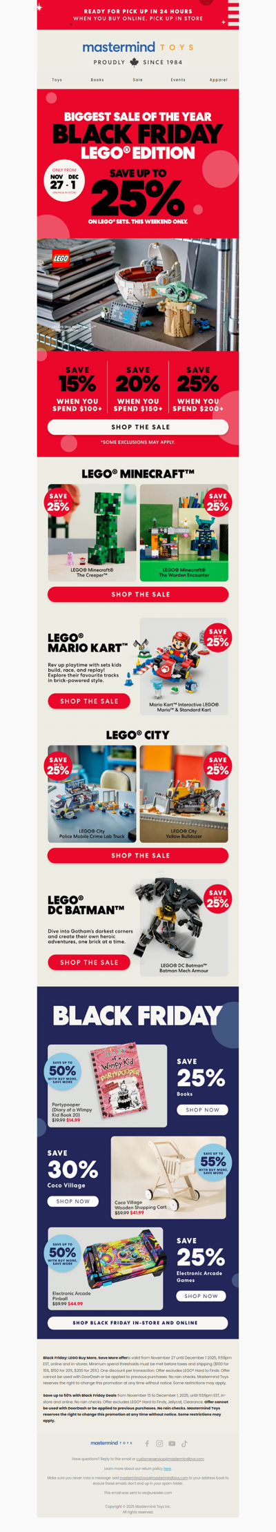 🚨 BIGGEST SALE OF THE YEAR: LEGO® EDITION 🚨