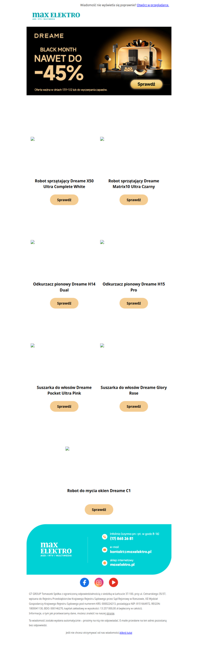 Okazje na Black Friday od Dreame już trwają 🚀