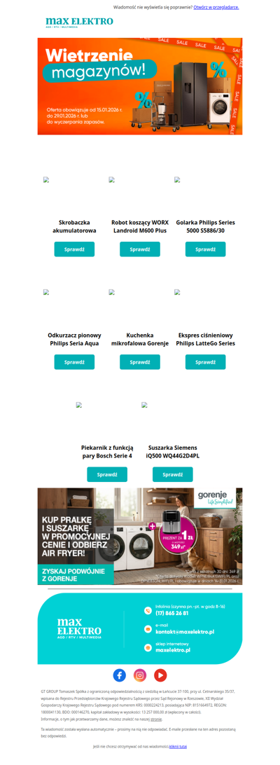 🔔 Wietrzymy magazyny!