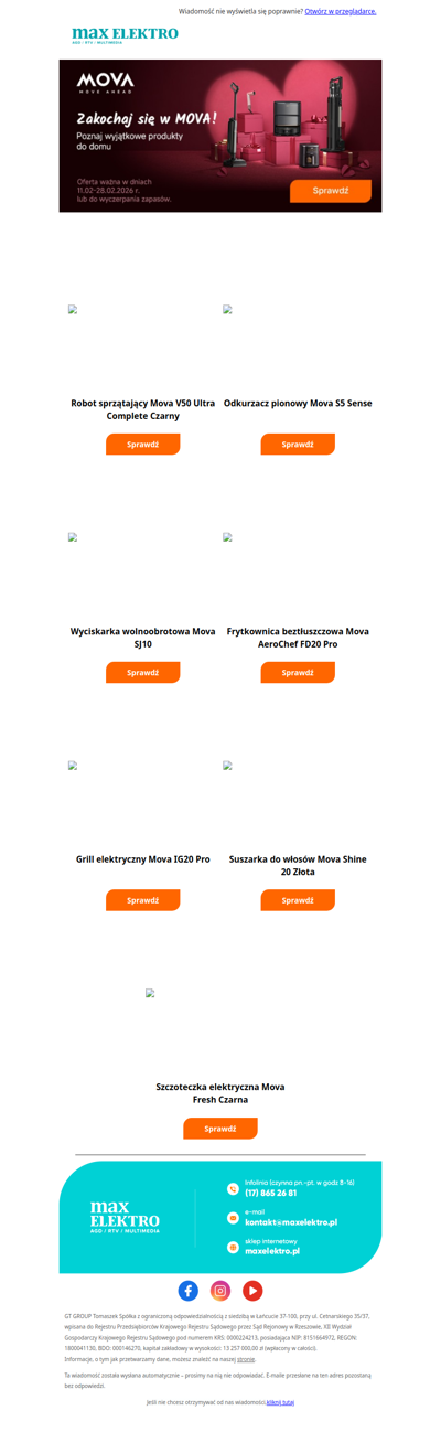 ❤️ Zakochaj się w MOVA i oszczędź nawet 1130 zł!