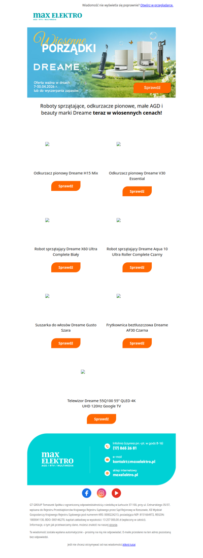 📣 Wiosenna promocja Dreame!