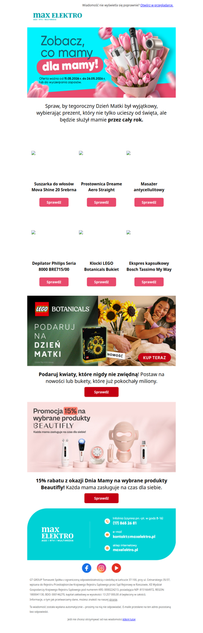🌺Prezenty na Dzień mamy| LEGO | Profesjonalna pielęgnacja z Beautifly