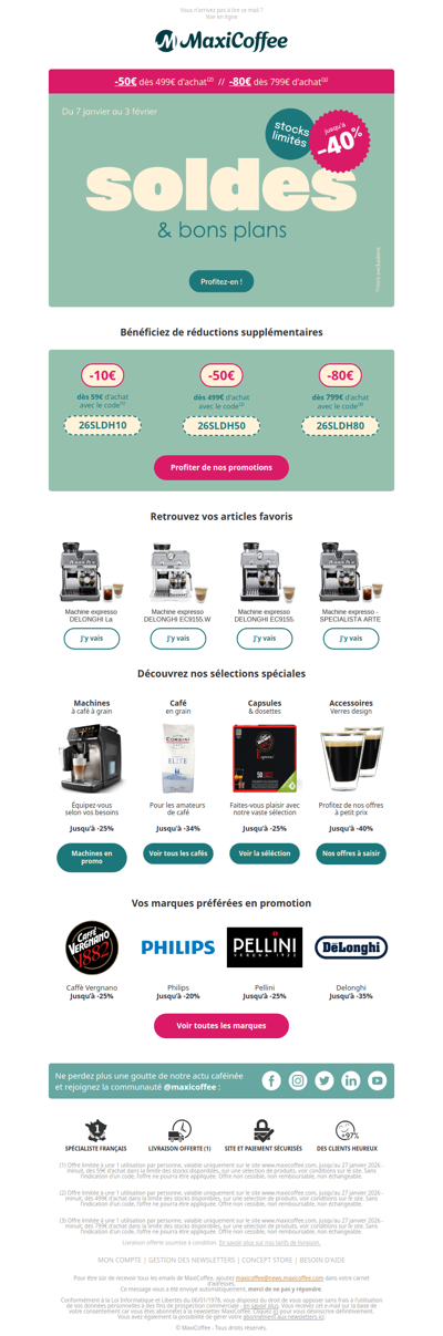 Les meilleures promos en 1 clic et livrées chez vous !