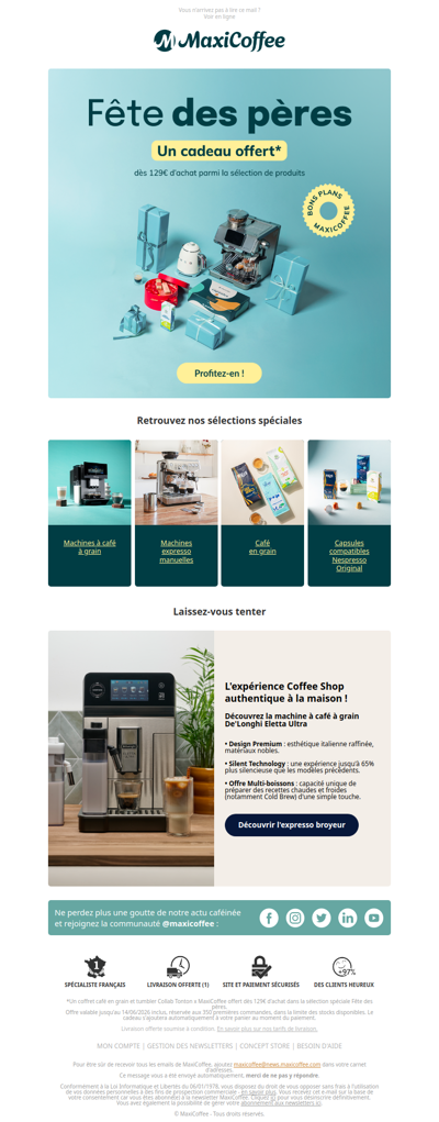 [Fête des Pères] Recevez un cadeau exclusif dès 129€ d'achat 🤩