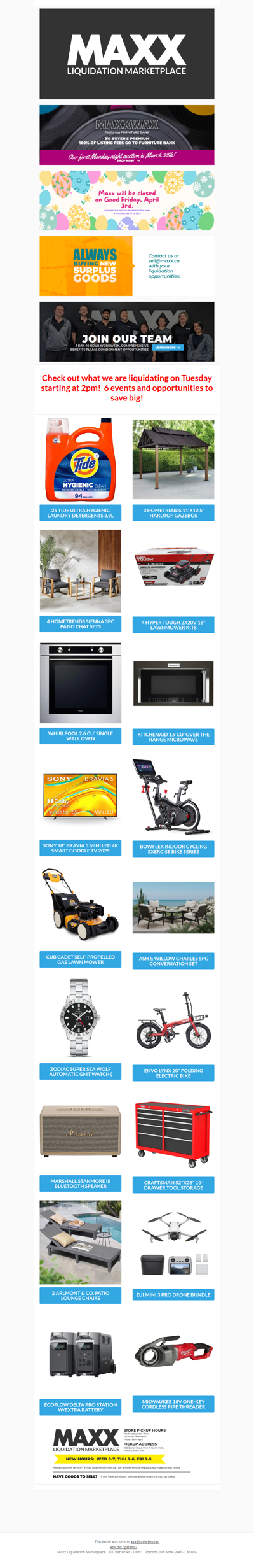 Spring into savings with Maxx! Discover unique seasonal finds at YOUR price!