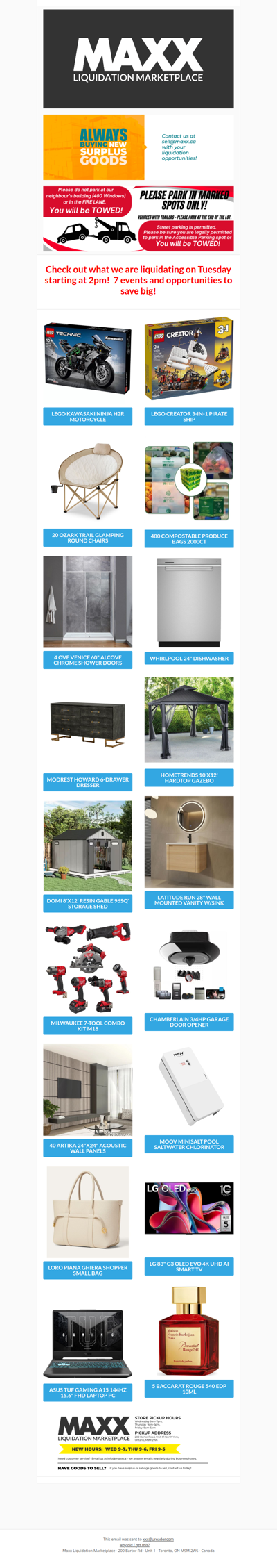 Look no further!  Maxx has wonderful branded items at prices you decide!  Bid now!