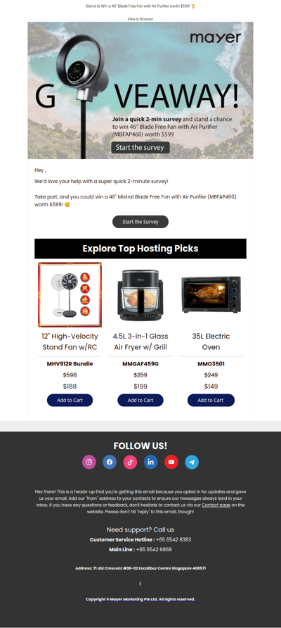 Quick survey: Help us out for a chance to win!