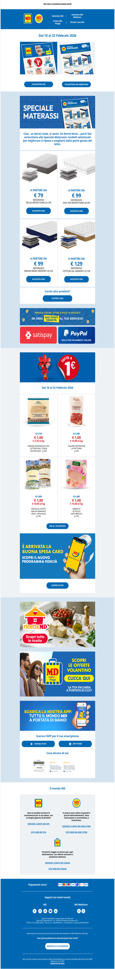 Ciao , scopri le ultime offerte dal mondo MD dal 10 al 22 Febbraio 2026