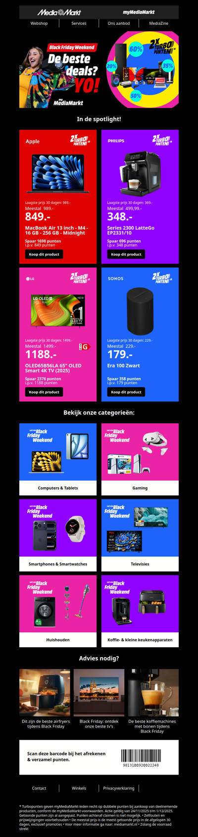 Black Friday, baby. Let’s go!