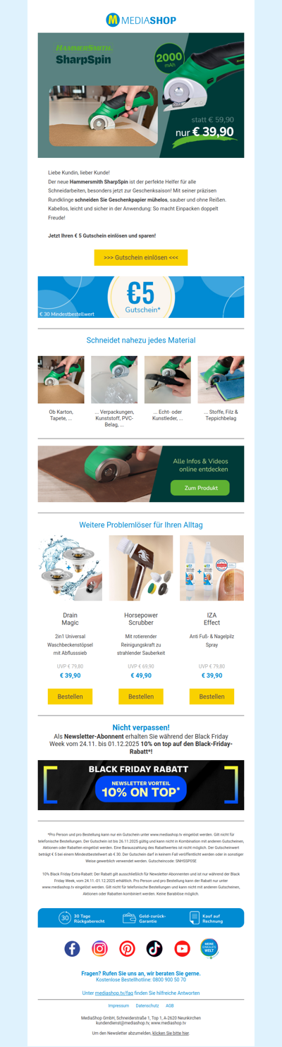 Präzise & kabellos – schneiden war noch nie so leicht