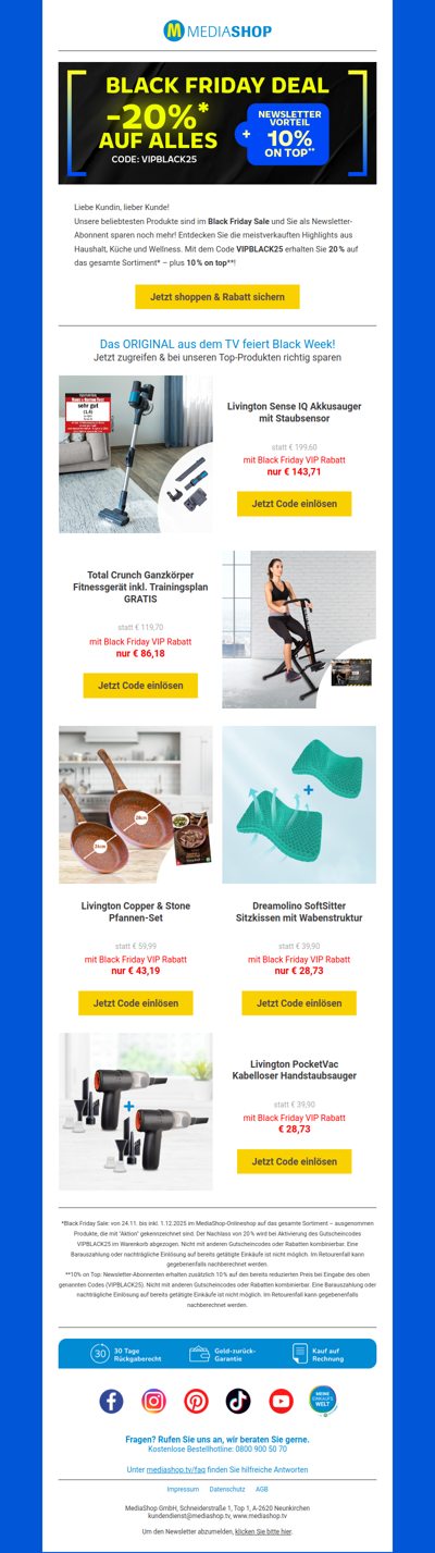 Noch mehr Black Friday Schnäppchen entdecken