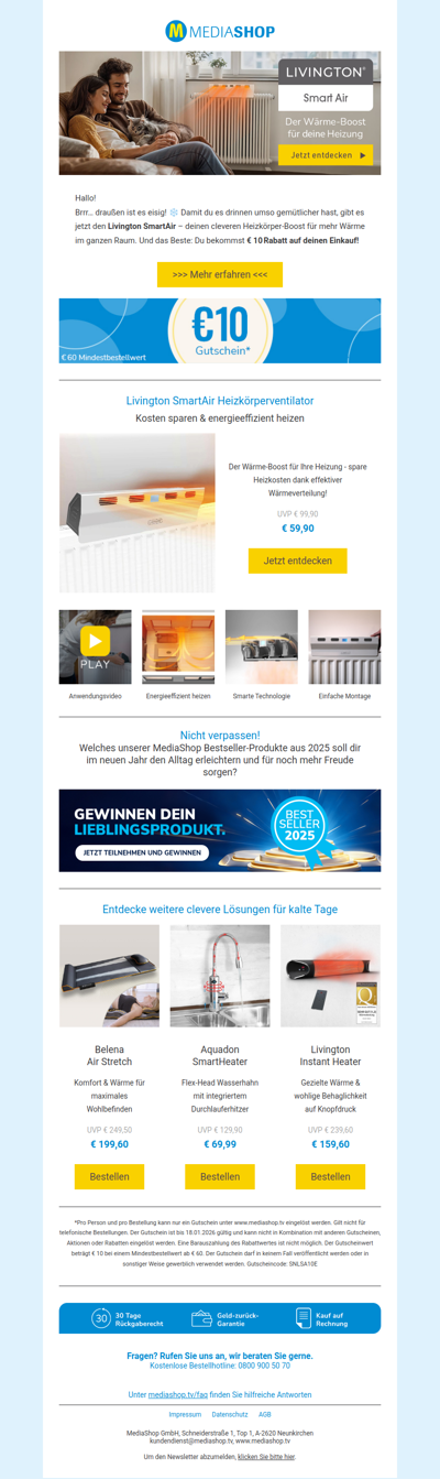 Eiskalt draußen! Wir sorgen für Wärme daheim!🔥