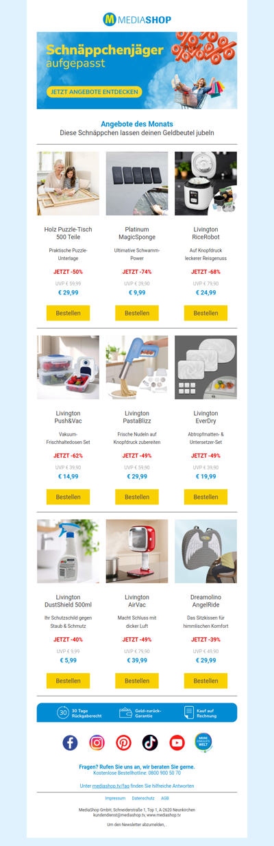 Schnäppchenjäger aufgepasst: Artikel stark reduziert 🎉