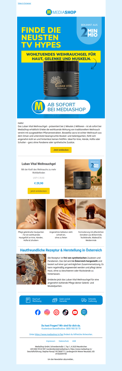 Die Kraft des Weihrauchs – jetzt exklusiv bei MediaShop!