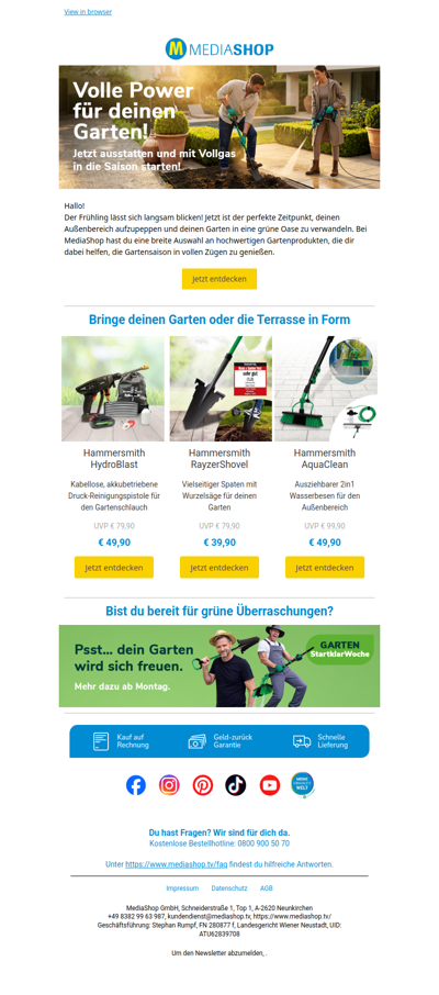 Zeit, deinen Garten aufzufrischen 🪴