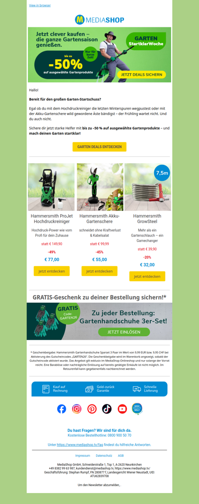 Startklar für die Gartensaison?