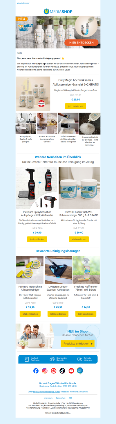 Wieder etwas Neues bei MediaShop ✨