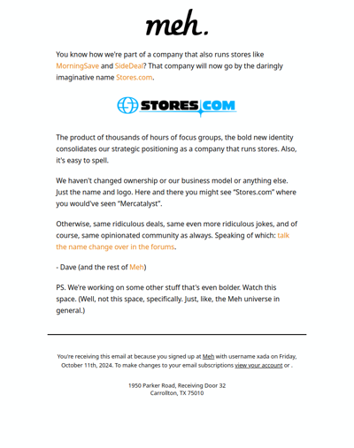 Mercatalyst is now Stores.com