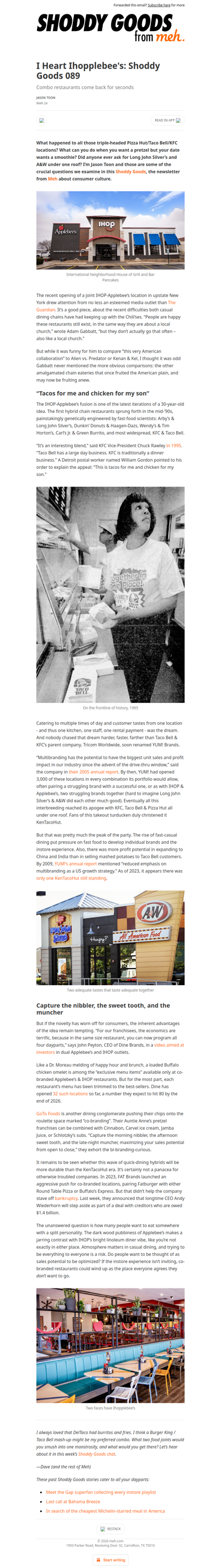 I Heart Ihopplebee's: Shoddy Goods 089