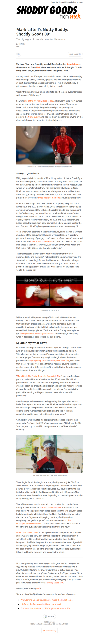 Mark Littell's Nutty Buddy: Shoddy Goods 091