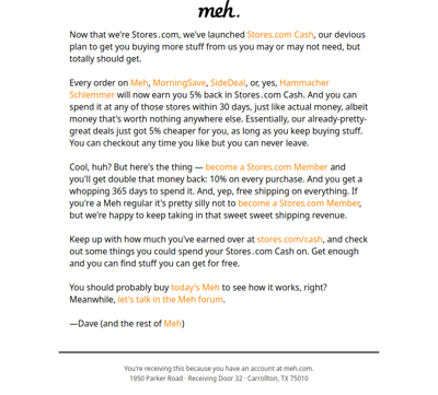 Now get 5-10% back on every purchase