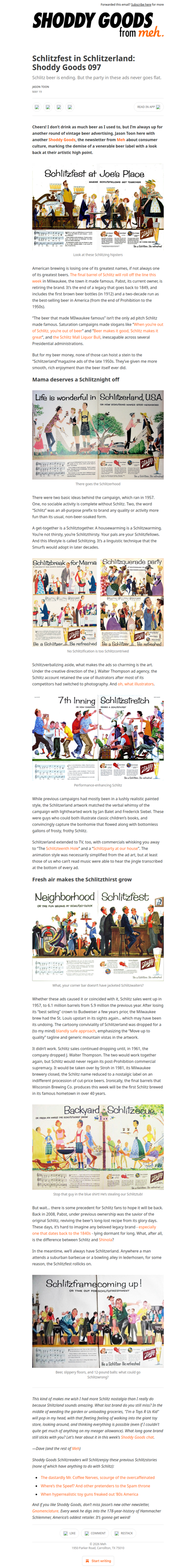 Schlitzfest in Schlitzerland: Shoddy Goods 097