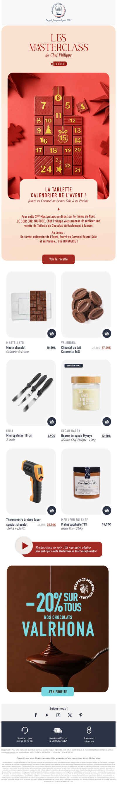 3ème Masterclass en direct de Noël : la Tablette Calendrier de l'Avent !