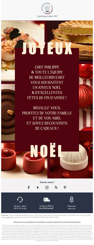 Un Joyeux Noël à tous les Gourmands !