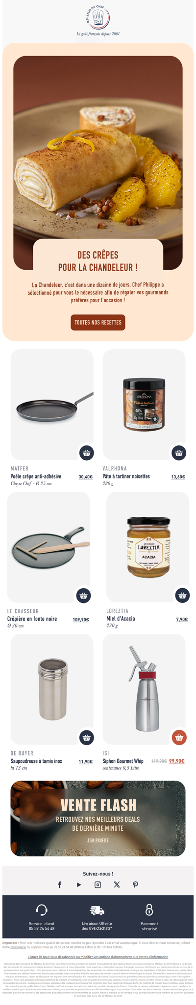 Des Crêpes pour la Chandeleur !