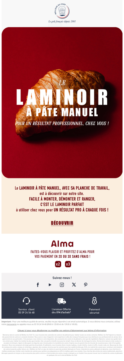 Une pâte feuilletée parfaite chez vous !