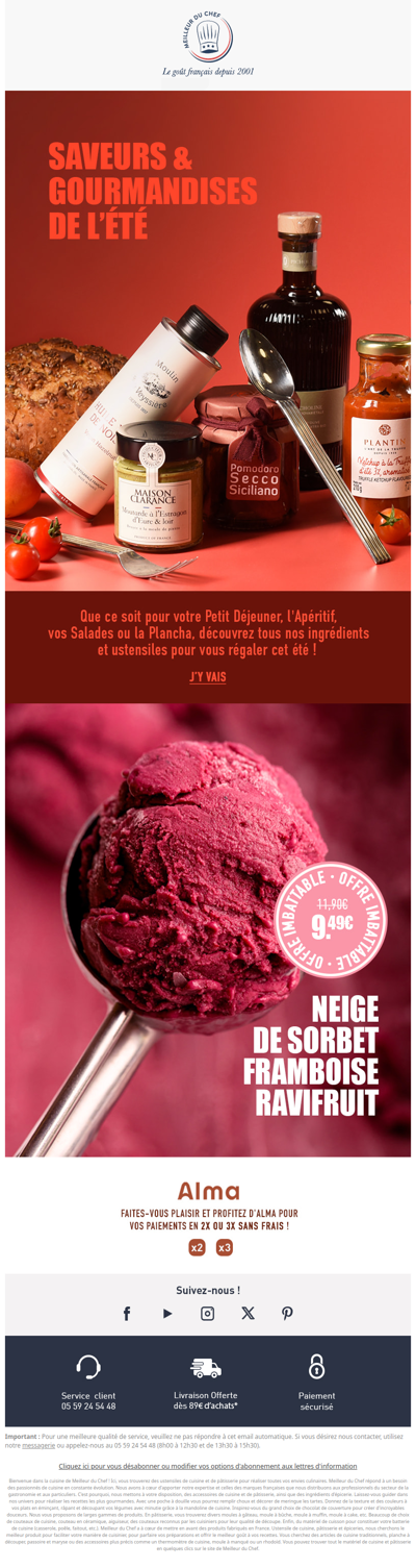 Nos Saveurs d'Été sont arrivées !
