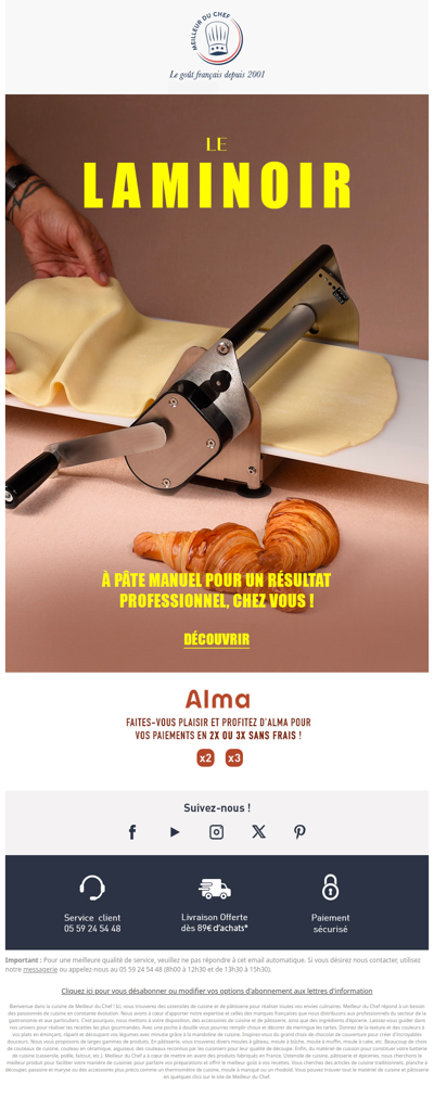 Une pâte feuilletée parfaite chez vous !