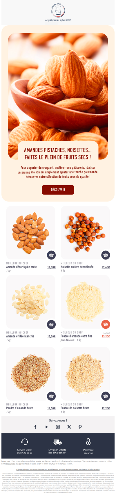 Amandes, pistaches, noisettes... Faites le plein de fruits secs !