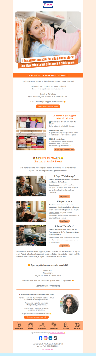 Libera il tuo armadio 🌸 Al resto ci pensa Mercatino