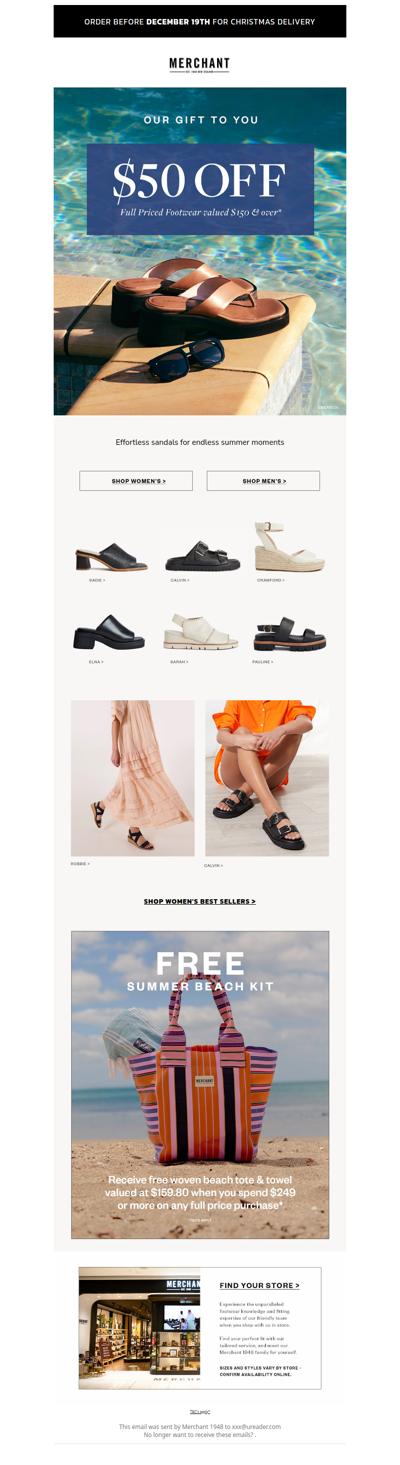 $50 Off When You Spend $150 & Over*