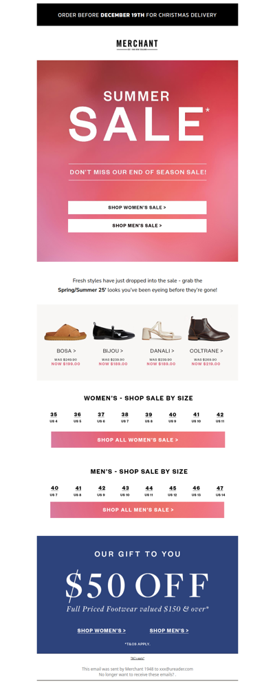 End of Season Sale! Don't Miss Out!