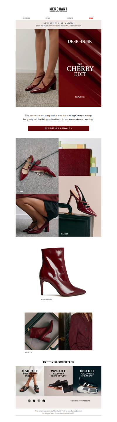 Just Landed: The Cherry Edit 🍒