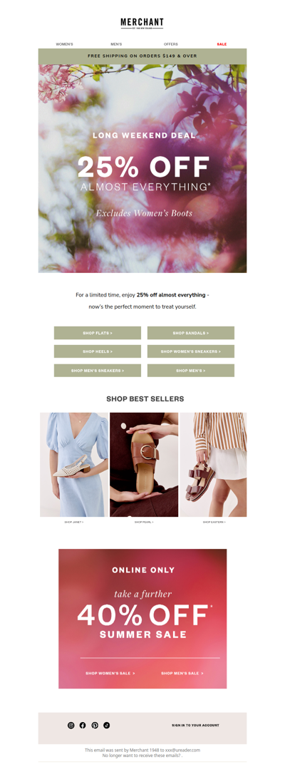 25% Off Almost Everything*