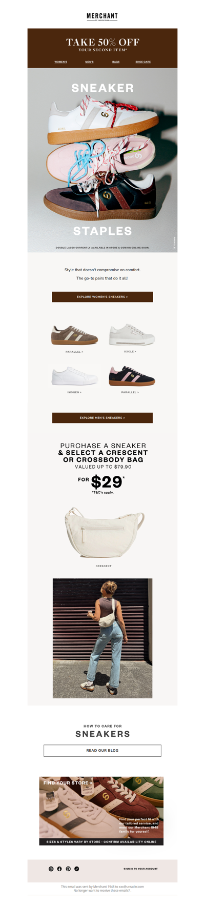 New Offer: Sneaker & Bag Bundle Inside!