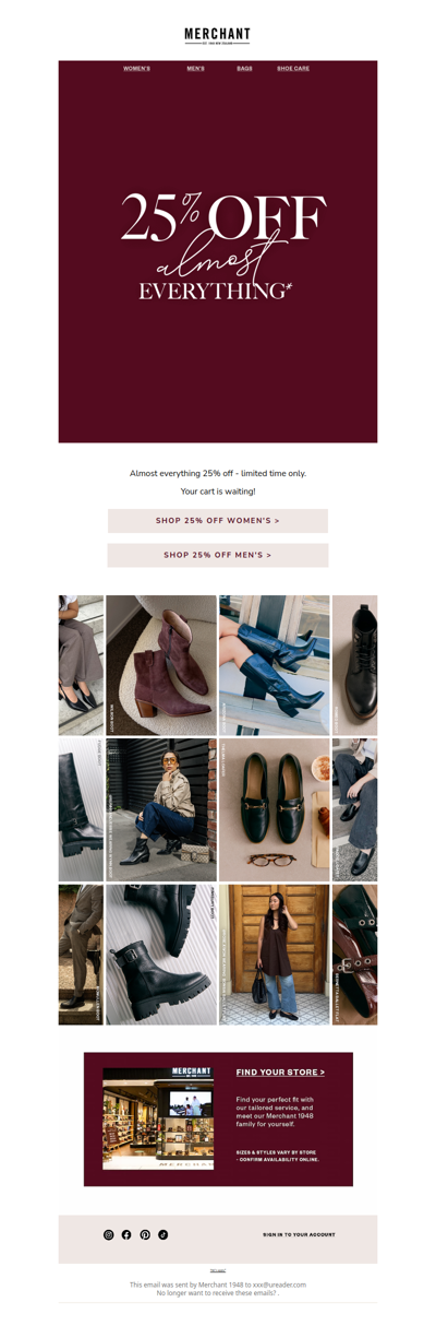 ⚡25% Off Almost Everything ⚡