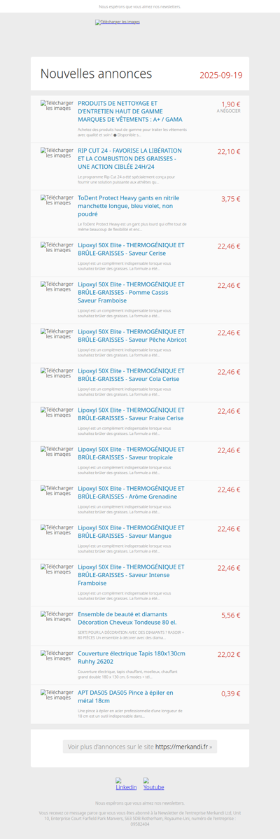 Vous avez entendu les nouvelles? 📦 Nouveaux stocks sur Merkandi