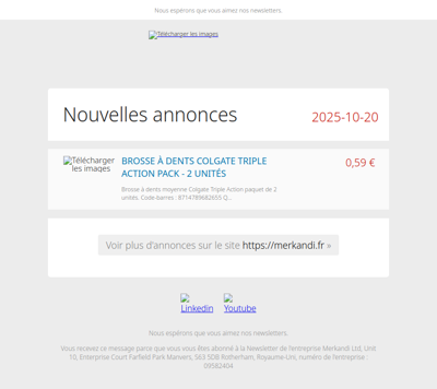 📦 Découvrez ce qui est nouveau chez nos grossistes