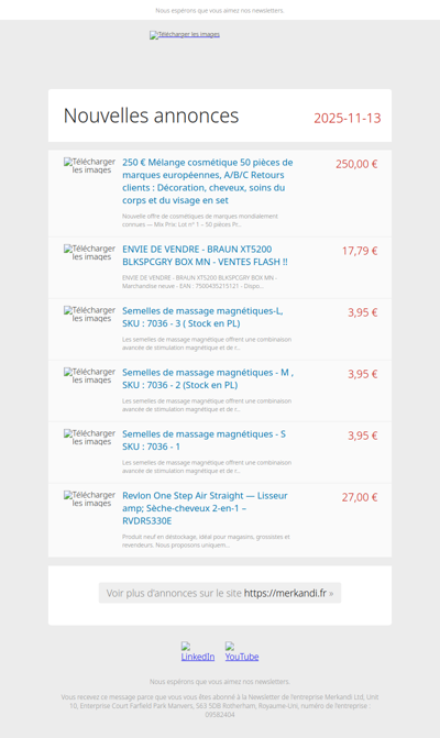 📦 Découvrez ce qui est nouveau chez nos grossistes